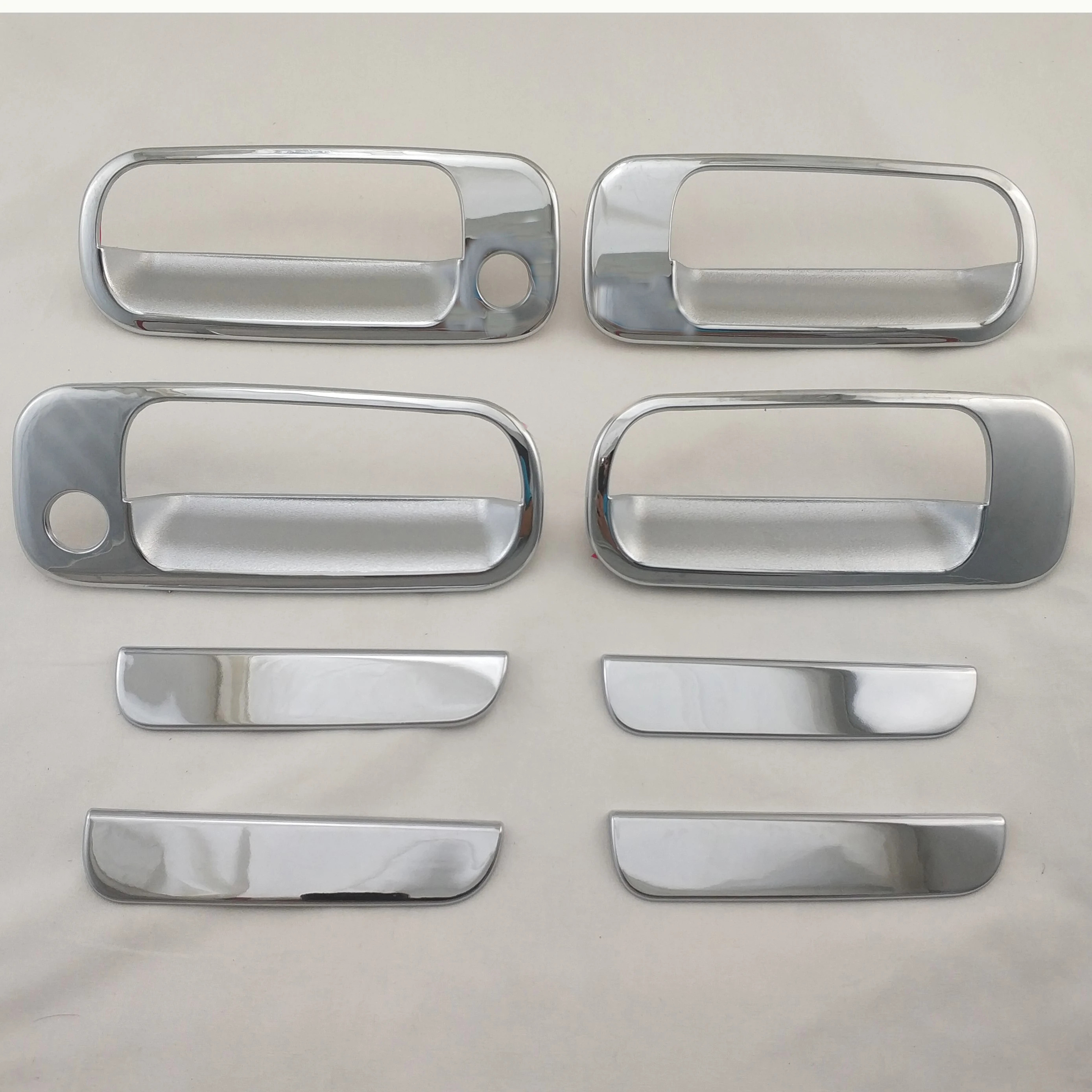 8PCS ABS Chrome Car Accessories Plated Door Handle Bowl Cover Trim Paste Style For Toyota Mark GX100 GX 100 1996 1997 1998 1999