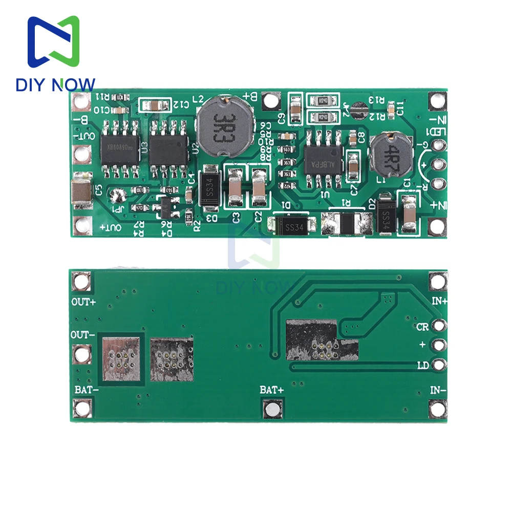 DC UPS 12V 12W UPS uninterruptible power supply control motherboard 3.7V lithium battery UPS power converter module