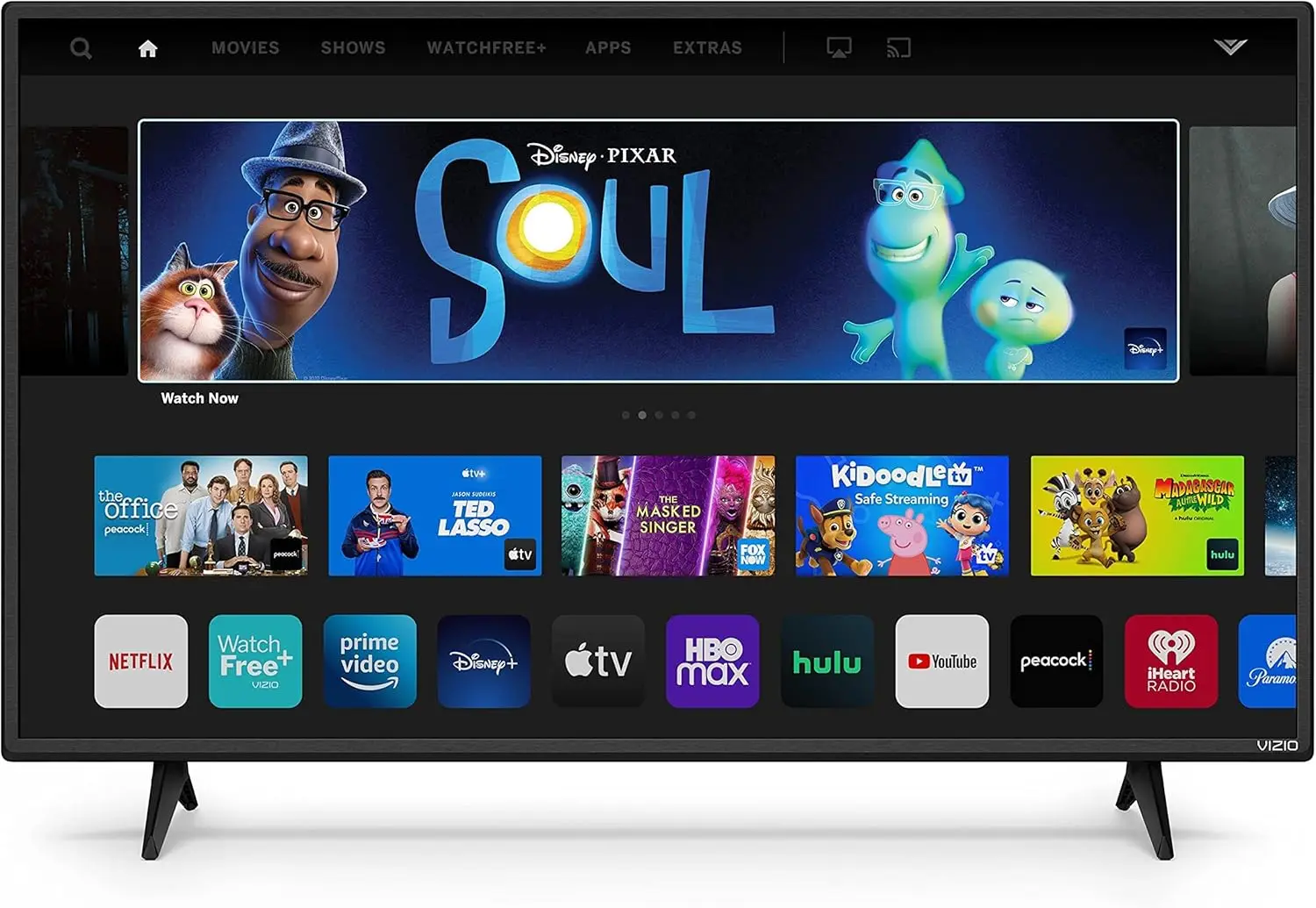 32-inch Renewed Smart TV with 1080p, AirPlay, Chromecast, and Free Channels