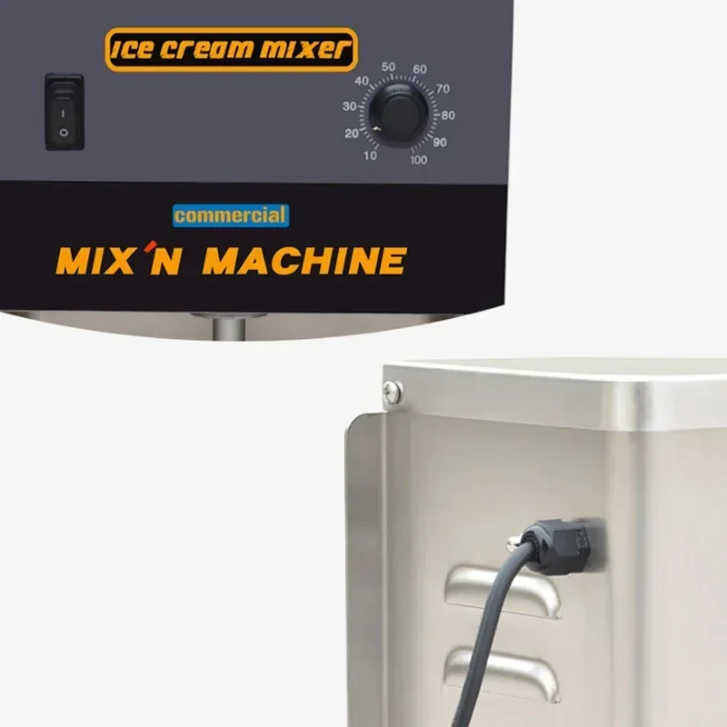 Snowstorm-Mélangeur de Crème Glacée Pliable, 8000 V/110V, Mélangeur de Crème Glacée aux Fruits et Noix, Déficit, Thé au Lait, Machine à Frire Douce, 220