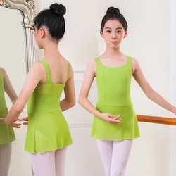 Girls Ballerina Ballet Dance Dress Gymnastics Leotard for Children Bodysuits Turnpakje Dancing Clothes Kids Clothing Costume