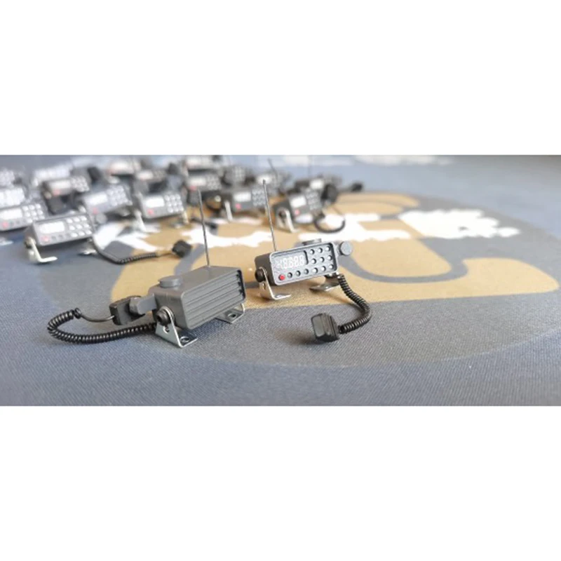 Modelsimulatie mini-radiodecoratie geschikt voor 1:10 RC rupsvoertuig TRX-4 Defender TRX-6 AXIAL SCX10 II 90046 RC4WD D90