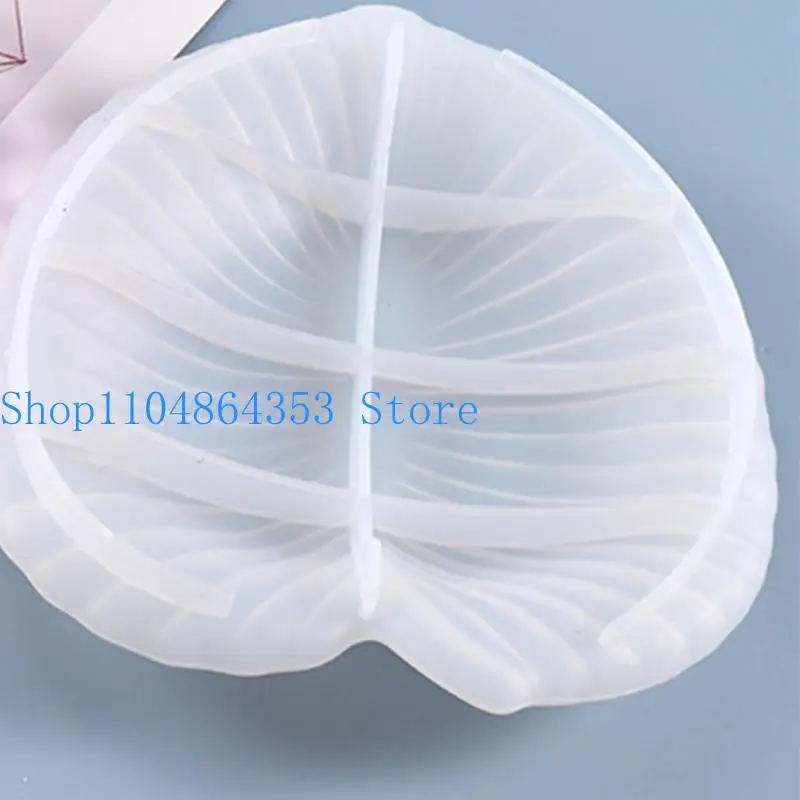 652F Fruit Dish Epoxy Resin Molds DIY Jewelry Plate Casting Mold for Storage Decor