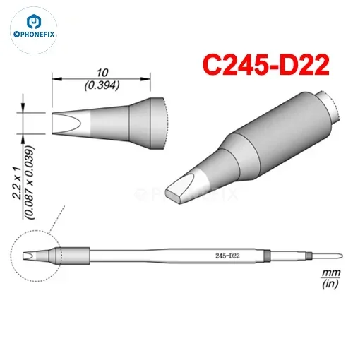 C245 C470 punte per saldatore testa per saldatore per stazione JBC riparazione saldatore PCB IC strumenti impugnatura universale T245 T470