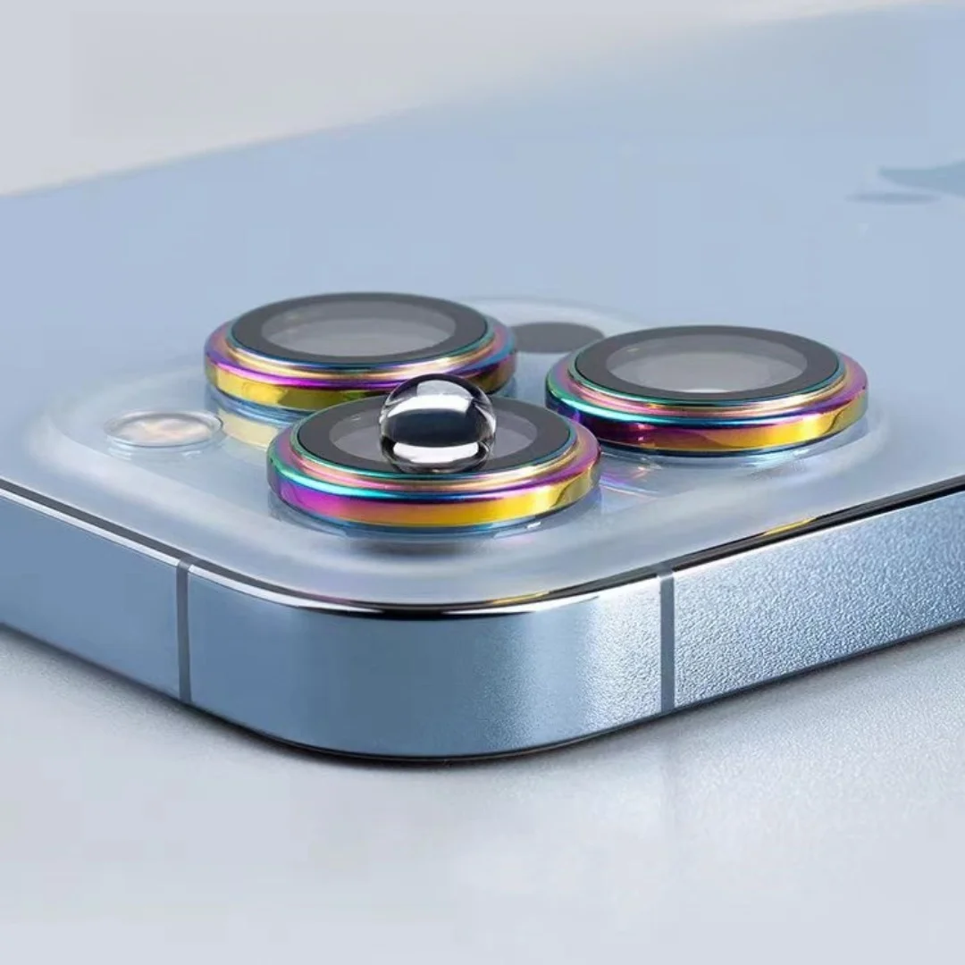 2-3Pcs Pelindung Lensa Kamera Mewah Untuk IPhone 17 16 Pro Max Kaca Pelindung Kamera Untuk IPhone 15 14 Pelindung Lensa Belakang