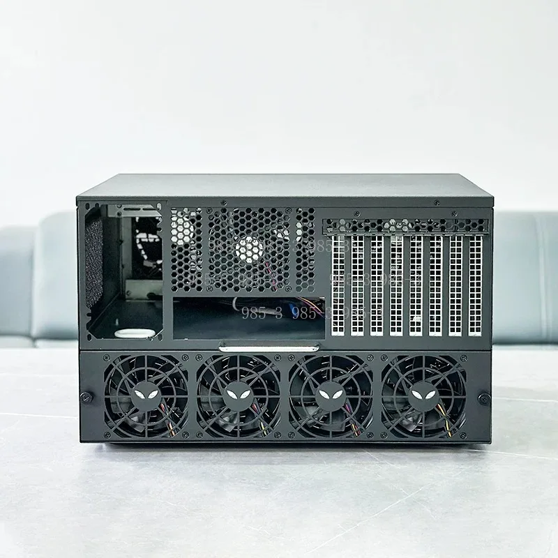 U2 Hard Disk EATX Main Board ATX Power Deepened 12-bit Enterprise Home Storage AIO Server NAS Chassis - view 4