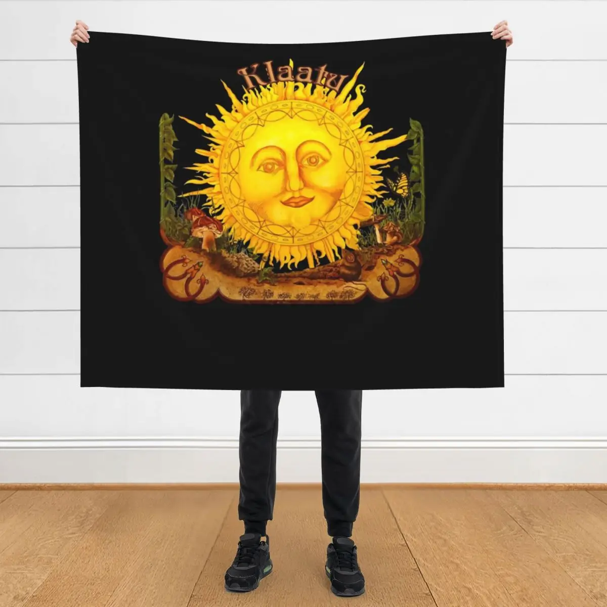 

Klaatu T-shirt classique Throw Blanket Plaid on the sofa blankets ands For Baby Blankets
