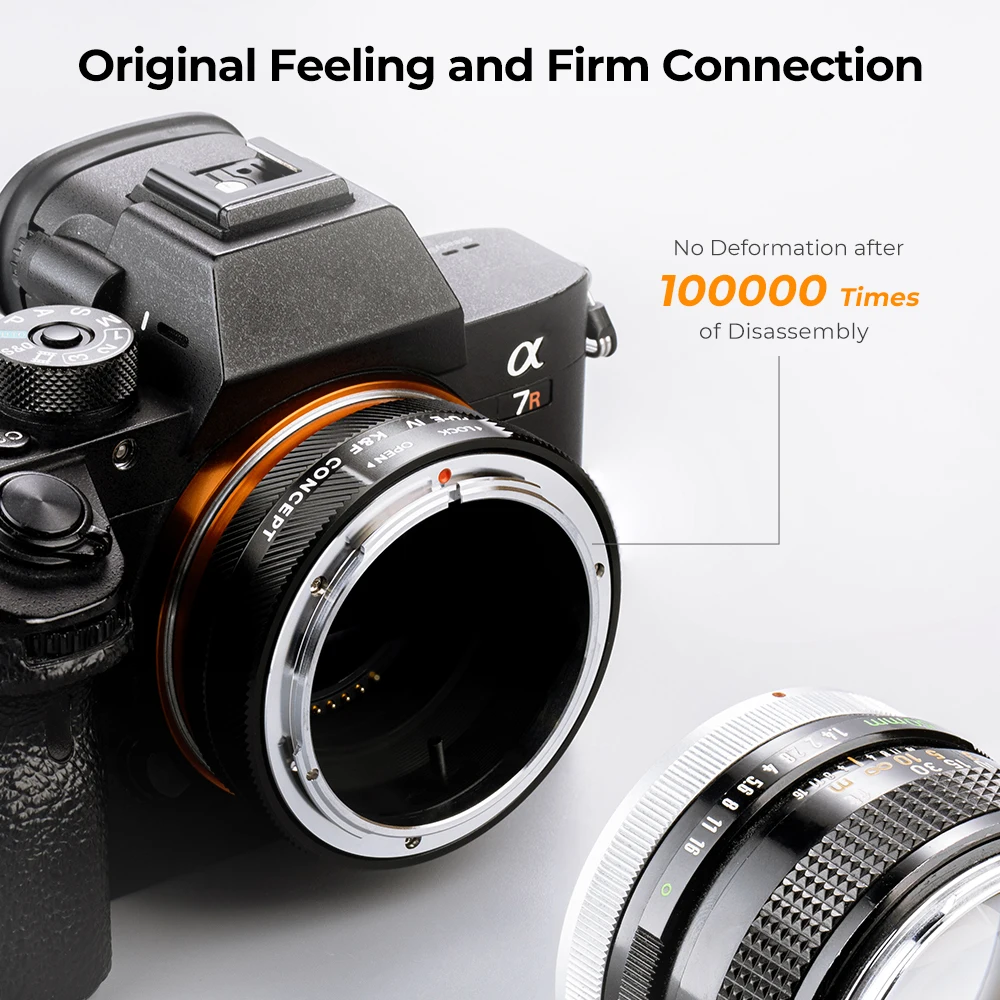 K & F Concept FD-E Canon Fd Mount Lens Sony E Fe Mount Camera Adapter Ring Voor Sony A6400 a7M3 A7R3 A7M4 A7R4