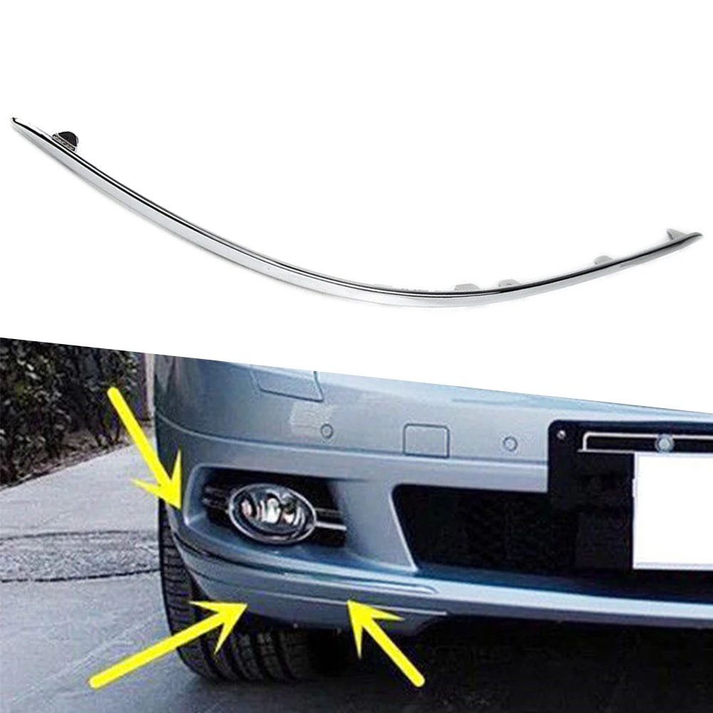 

Chrome Car Front Bumper Decorated Trim Right For Mercedes Benz C-Class W204 C300 C350 2007 2008 2009 2010 A2048850821