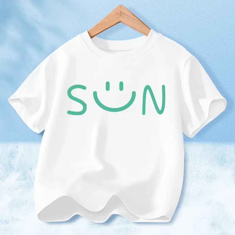 Children's T-shirt Men's and Women's Pure Cotton Short-sleeved Round Neck Half-sleeved Bottoming Shirt Summer New Style 100-160