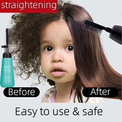 Hair Straightening Cream And Comb Set Nourishing No Hurting Repair Damaged Hair Keratin Smooth Care Improving Frizziness Ionperm