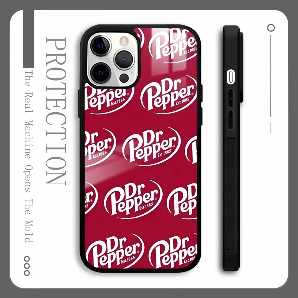 Cherry D-Dr-P-Pepper Drinks Phone Case For IPhone 16 15 14 13 12 11 Pro Xs Max Mini Plus Celulares Hard Funda