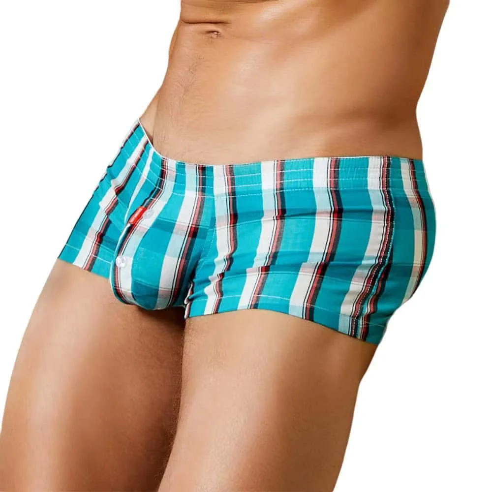 Men\'s Underwear Boxers Cotton Underpants High Quality Male Panties Boxer Shorts Plaid Point Comfortable Lounge Loose Underwears