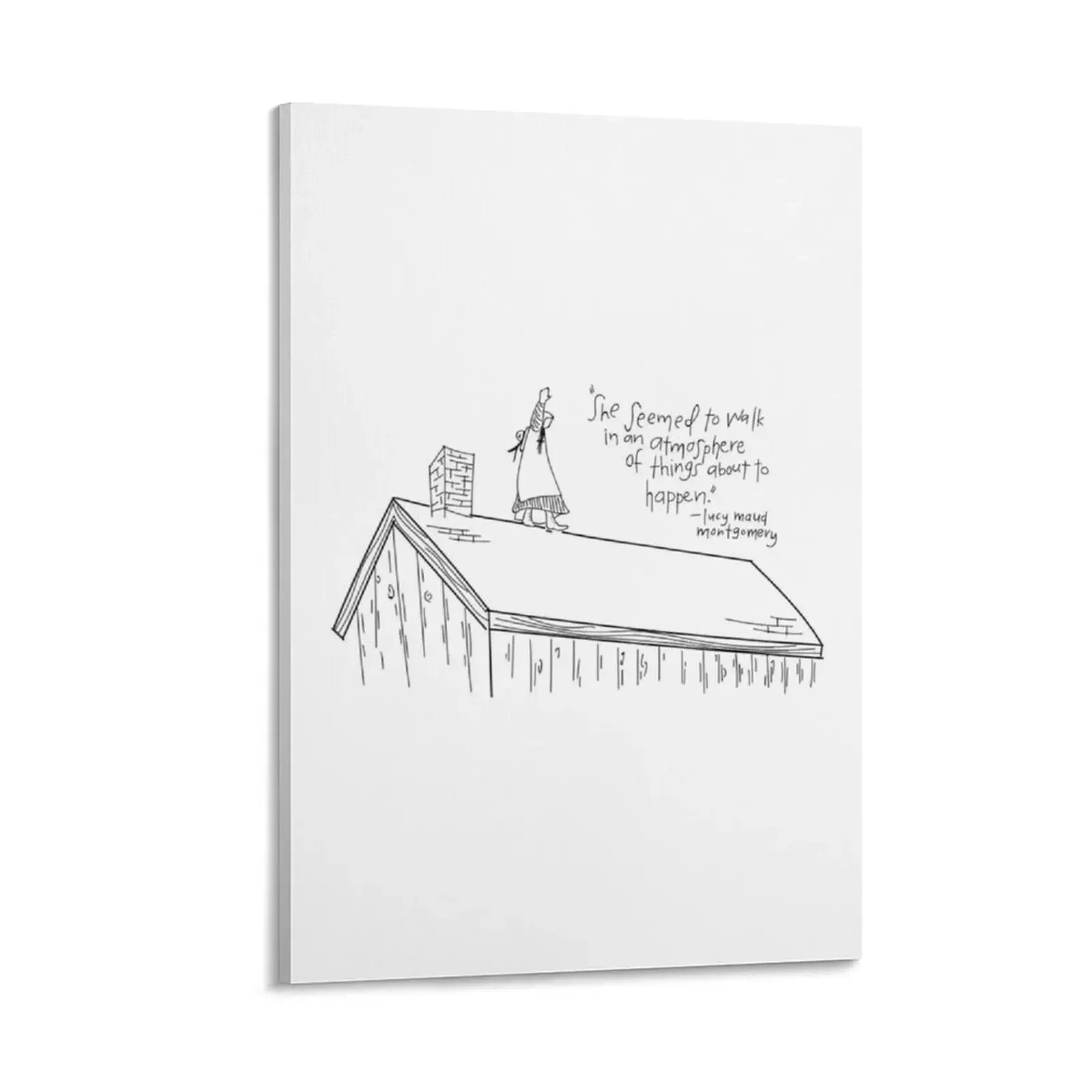 

Anne of Green Gables Walking in an Atmosphere Canvas Painting anime posters ornaments for home home and decoration
