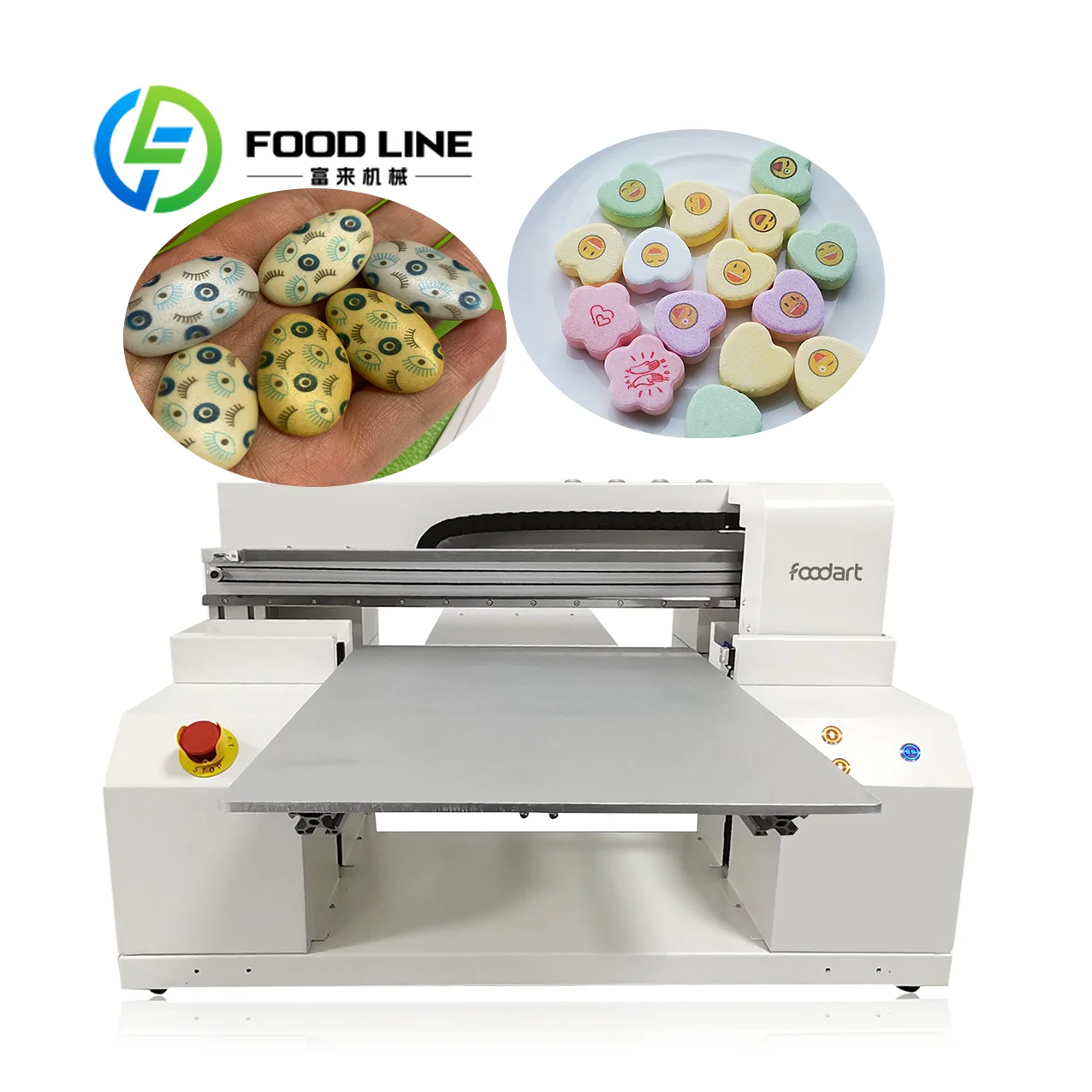 Customize CE Certified Edible Ink Printer For Bakery Production Top Quality Food Printing Machine