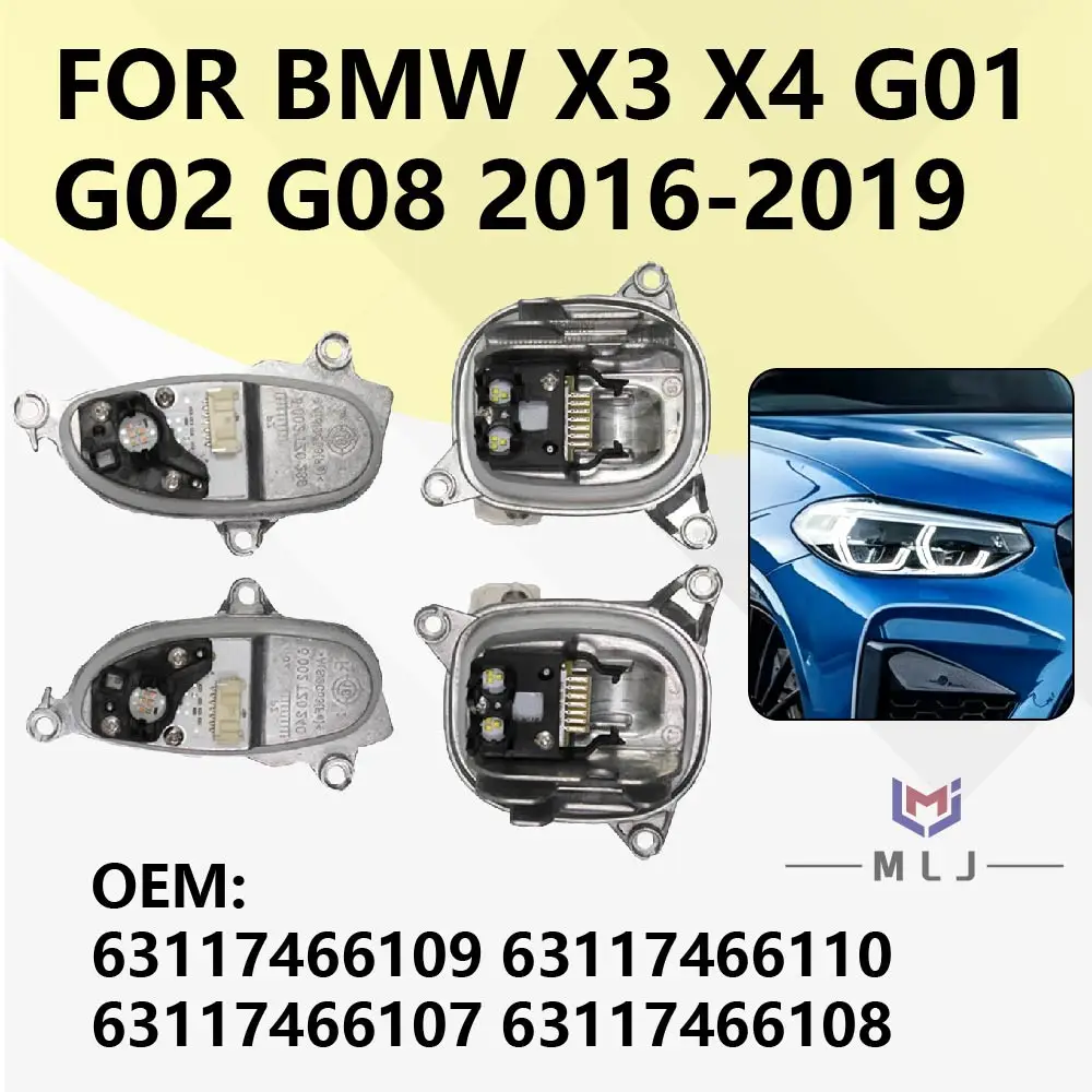 

DRL Turn Signal Light Module OEM 63117466107 63117466108 63117466109 63117466110 For BMW X3 X4 G01/G02/G08 2016-2019 Replacement