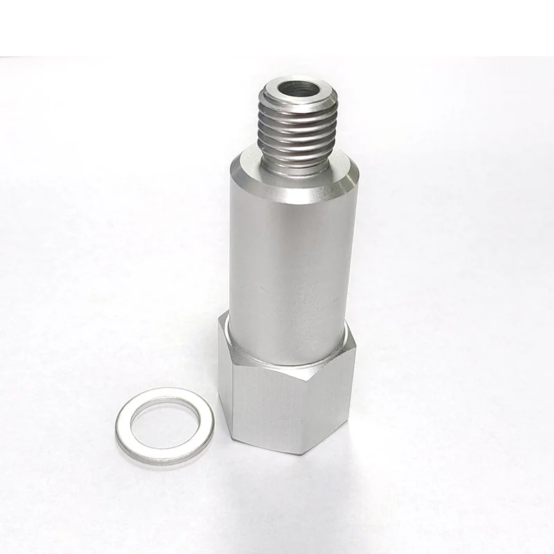 Extended LS Coolant Temperature Sensor Adapter M12x1.5 Male to 3/8 NPT Female Engine Swap Water Temp Gauge