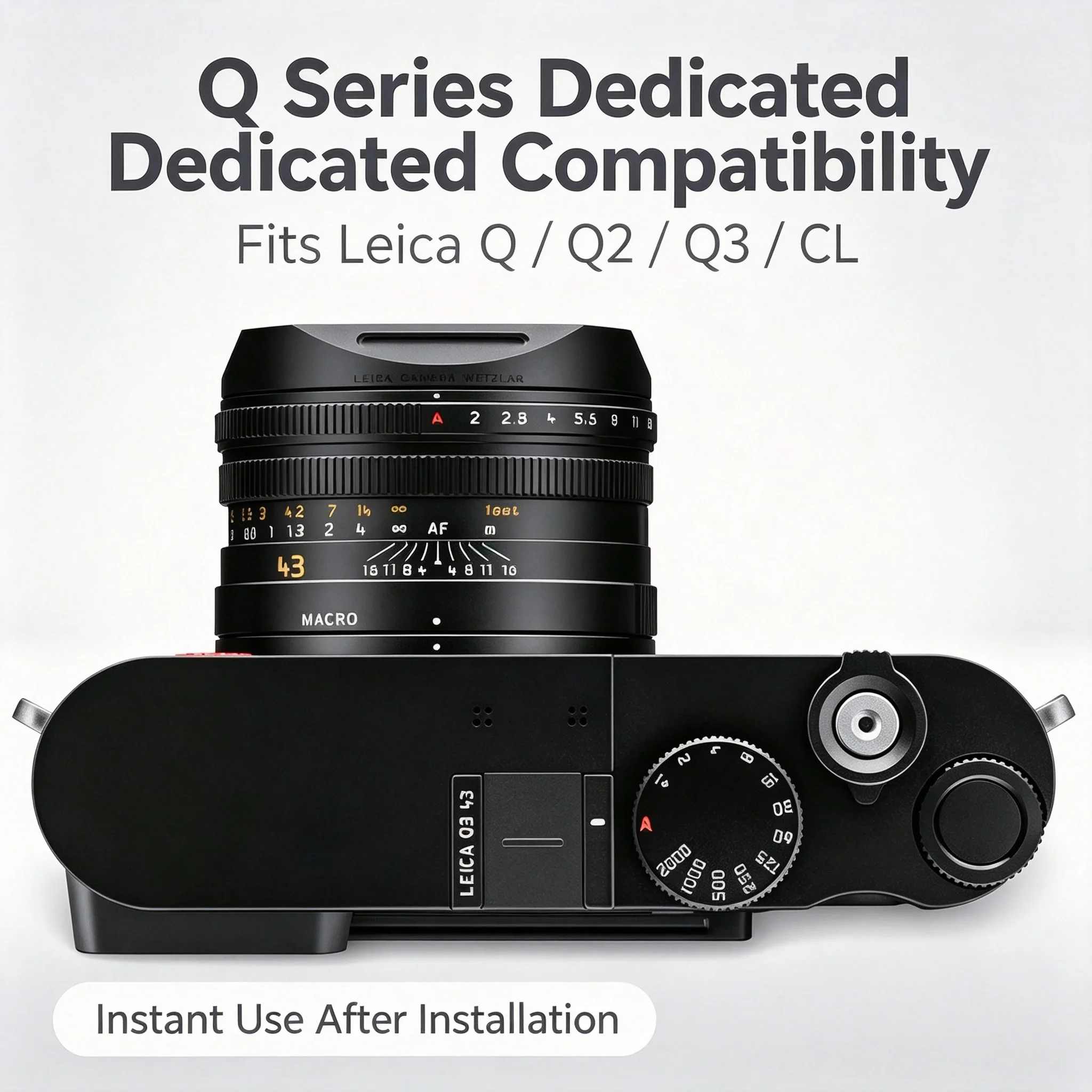 For Leica Q2 Q3 M10 M11 CL Camera Pure Copper Hot Shoe Cover Dust Proof Scratch Resistant Flash Cap Protective Mount Accessories