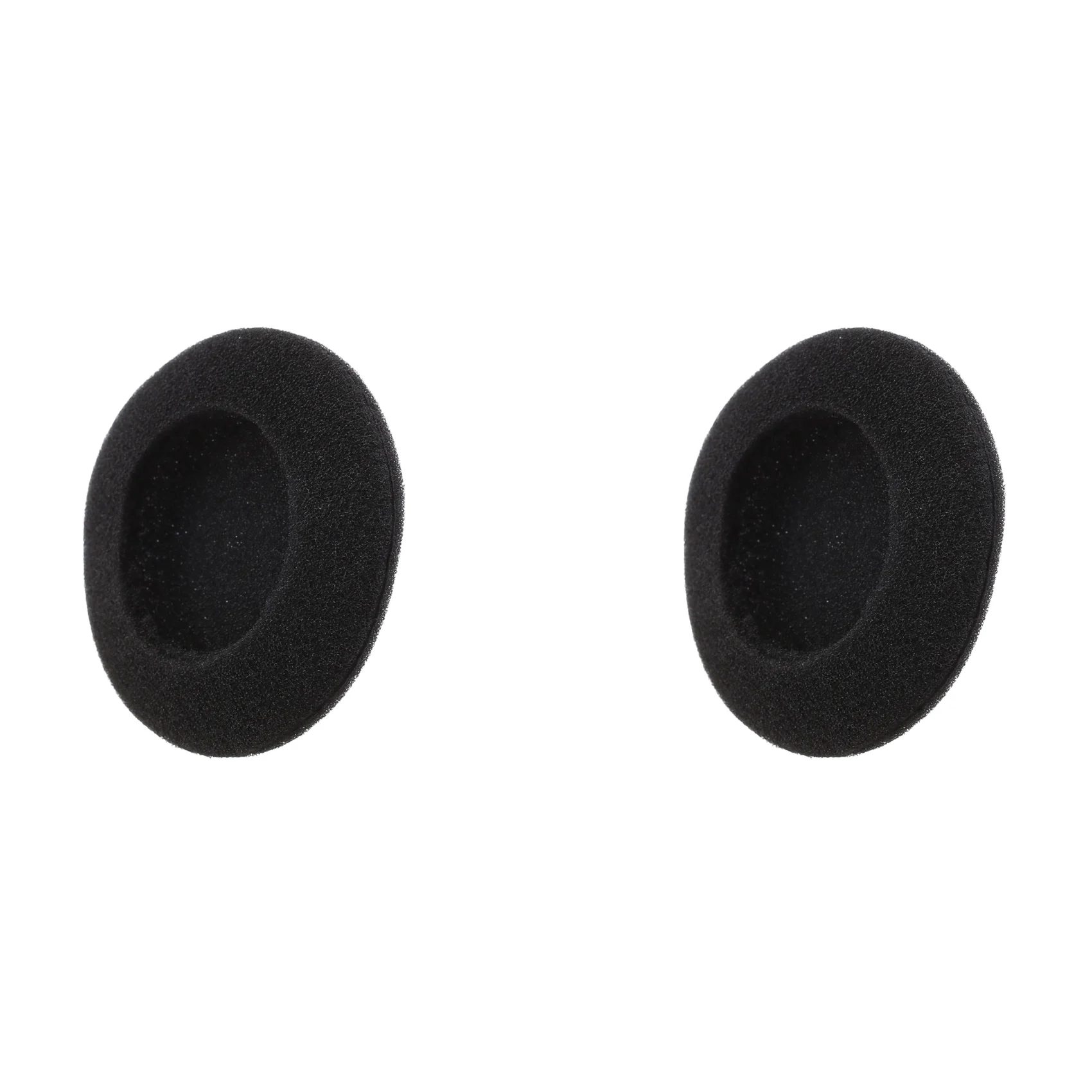 WHQT Almohadilla de espuma para auriculares (negro, 50 mm, paquete de 2 piezas)