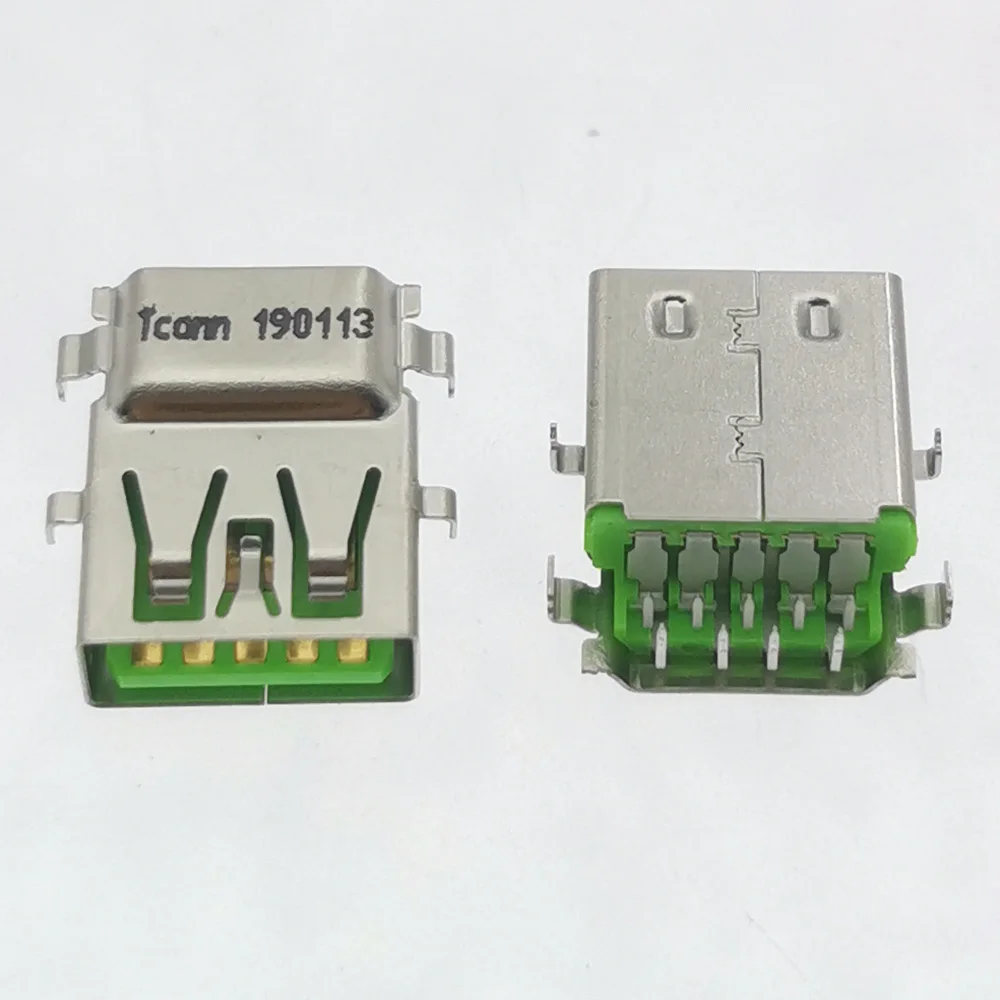 5pcs Usb 3.0 Type A Standard Port Female Solder Jacks Connector PCB Socket For Laptop Motherboard USB3.0 Interface