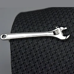 Wrench Tie Clips High-quality Copper Men Gifts Daily Suit Shirt  Accessories Personality Simple Business Necktie Clip