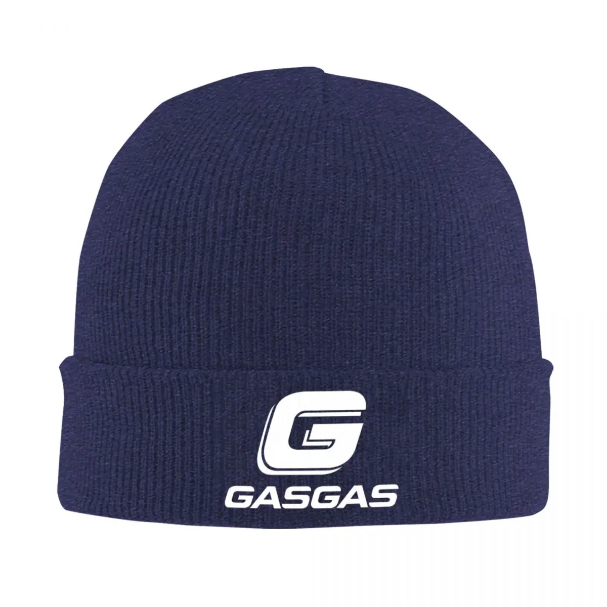 Gasgas Plaid Logo Warm Knitted Cap Hip Hop Bonnet Hat Autumn Winter Outdoor Beanies Hats for Men Women Adult