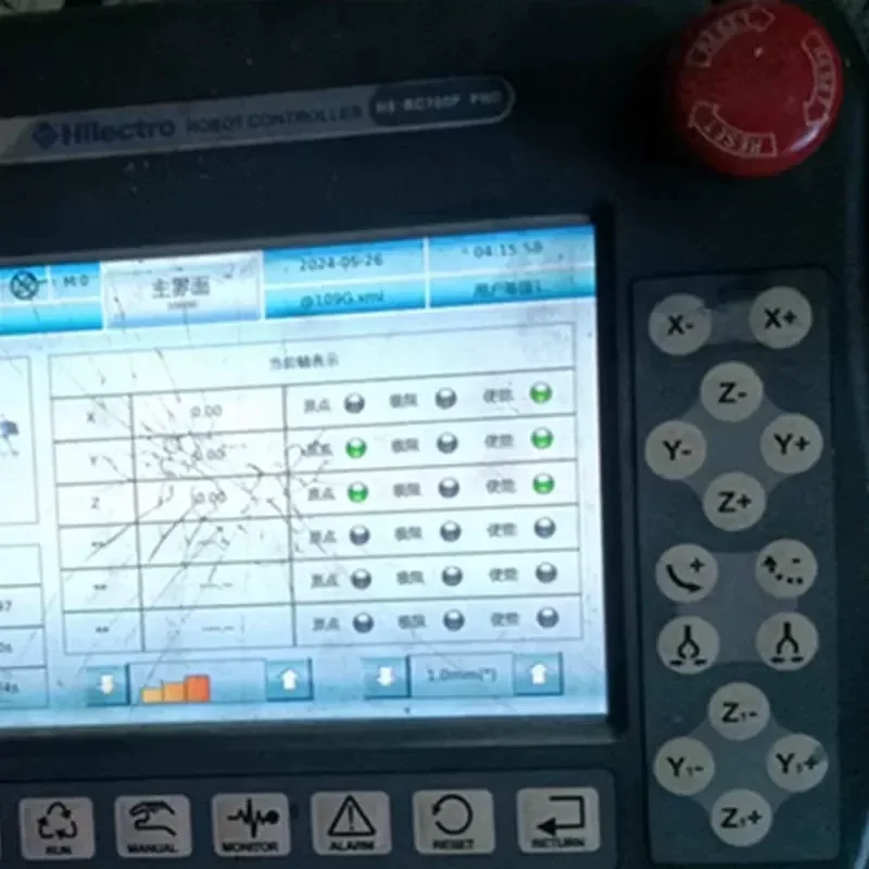 For Hilectro Robot Teaching Box H5-RC1000T-PEND Manipulator Touch Screen Display Template