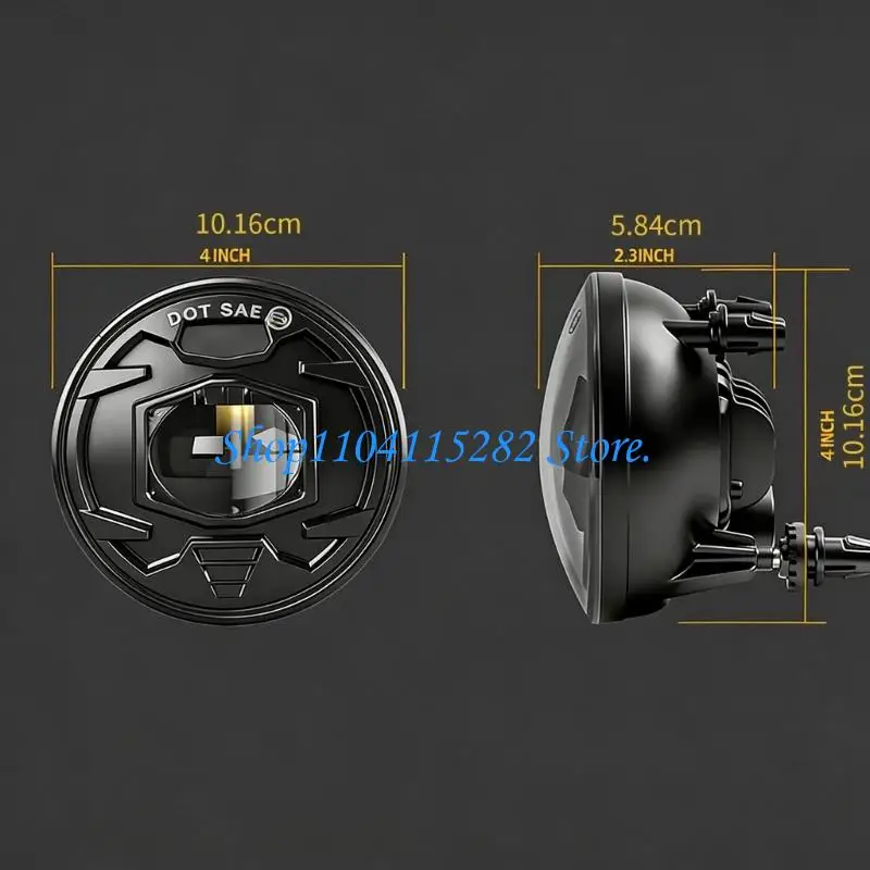 

4 Inch LED Fog Light For Vehicles With 6500K Brightness IP68 Waterproof Easy Installation