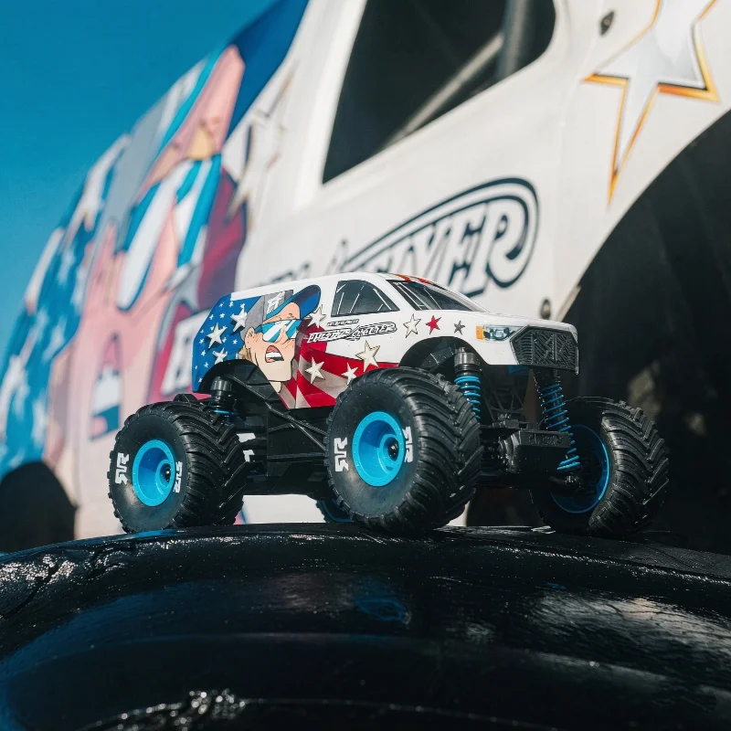 New ARRMA FREEDOM FLYER GORGON GROM 1/16 Brushed 2S Remote Control Electric 4WD BigFoot Off-Road Vehicle High-Speed RC Model Car