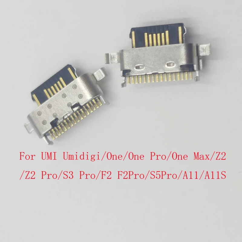 1-50Pcs Type C Charging Dock Connector Plug USB Charger For UMI Umidigi One Max F2 S5 S3 Z2 Pro F2Pro S5Pro A11 A11S Z2Pro S3Pro