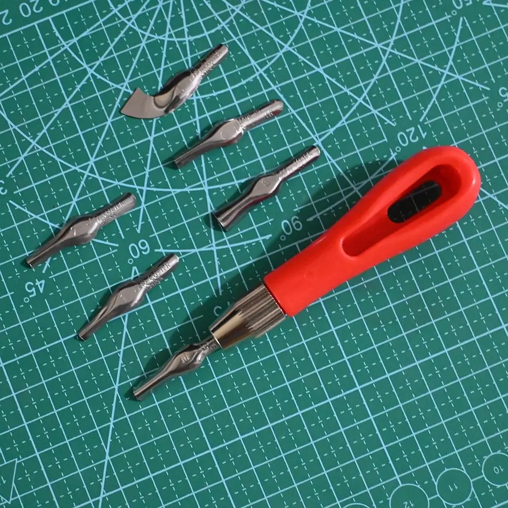 Printmaking Art Print Engraving Tools Ergonomic Multifunctional Rubber Block Stamp Kit Stamp Maker Professional