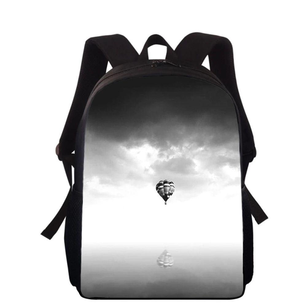 自由奔放に生きる-子供用の風船の空のバッグ,3Dプリントの子供用バックパック,プライマリ,学校用,男の子と女の子用のバックパック