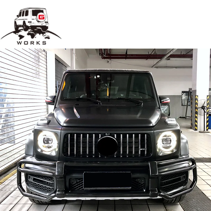 

STLF2019 Year up G Class W463A W464 G63 Stainless Steel Front Bull Bar for G63 W464 Front Bumper Guard