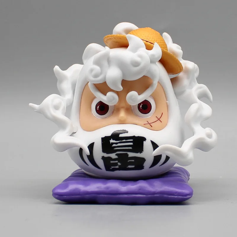 One Piece Statuette Dharma Eggs Miniture Decoration Ceramic Japanese Daruma Japanese Statue Wealth Darma Figurine Tumbler Dolls