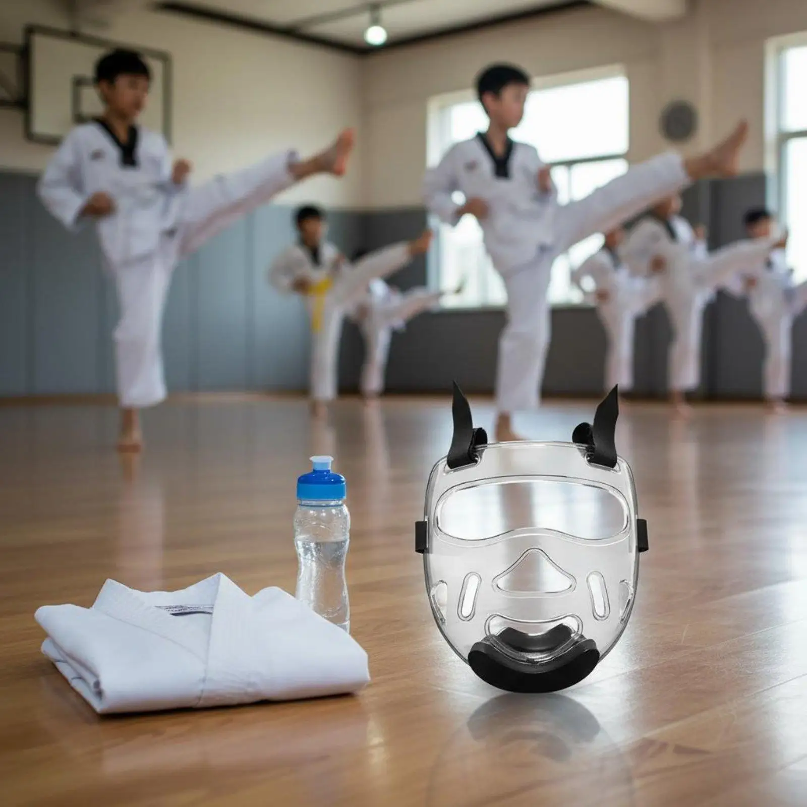 Training Head Guard Children Martial Arts Headgear Thick Shock Absorbing Foam Taekwondo Helmet for Gym Practice