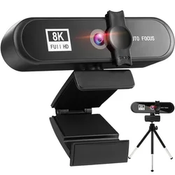 8K 4K Webcam Sailvde Conferentie Pc Webcam With Gift Tripod Autofocus Usb Web Camera Laptop Mini Camera 1080P with Microphone