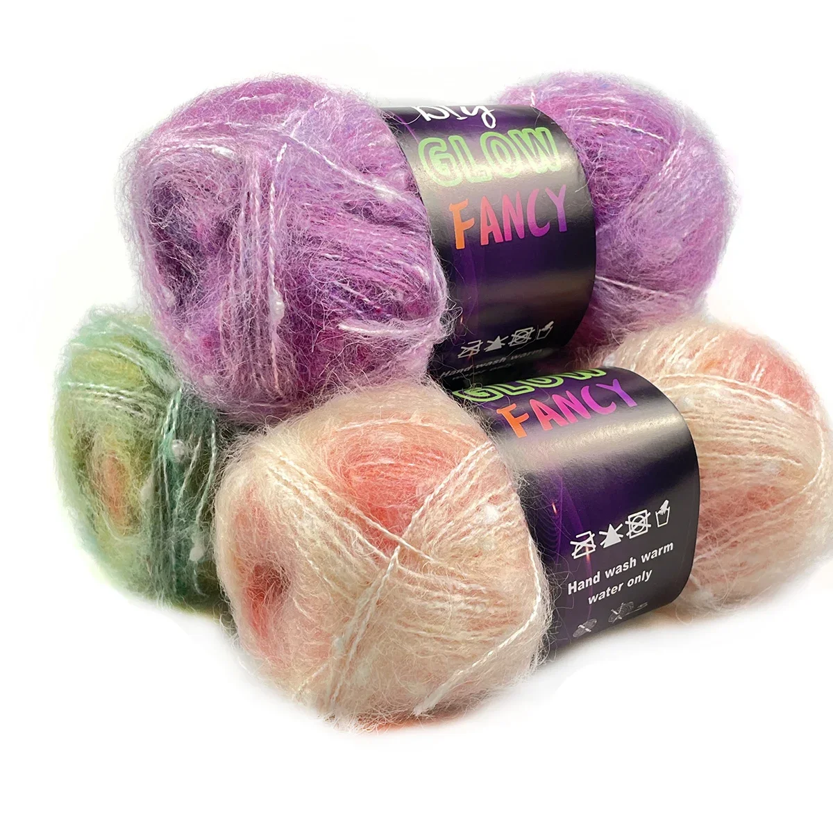 1pc 50g Glow in Dark Polyester Wool Luminous Knitting Yarn for Hand Knitted Cardigan Scarf Carpet Sweater Hat