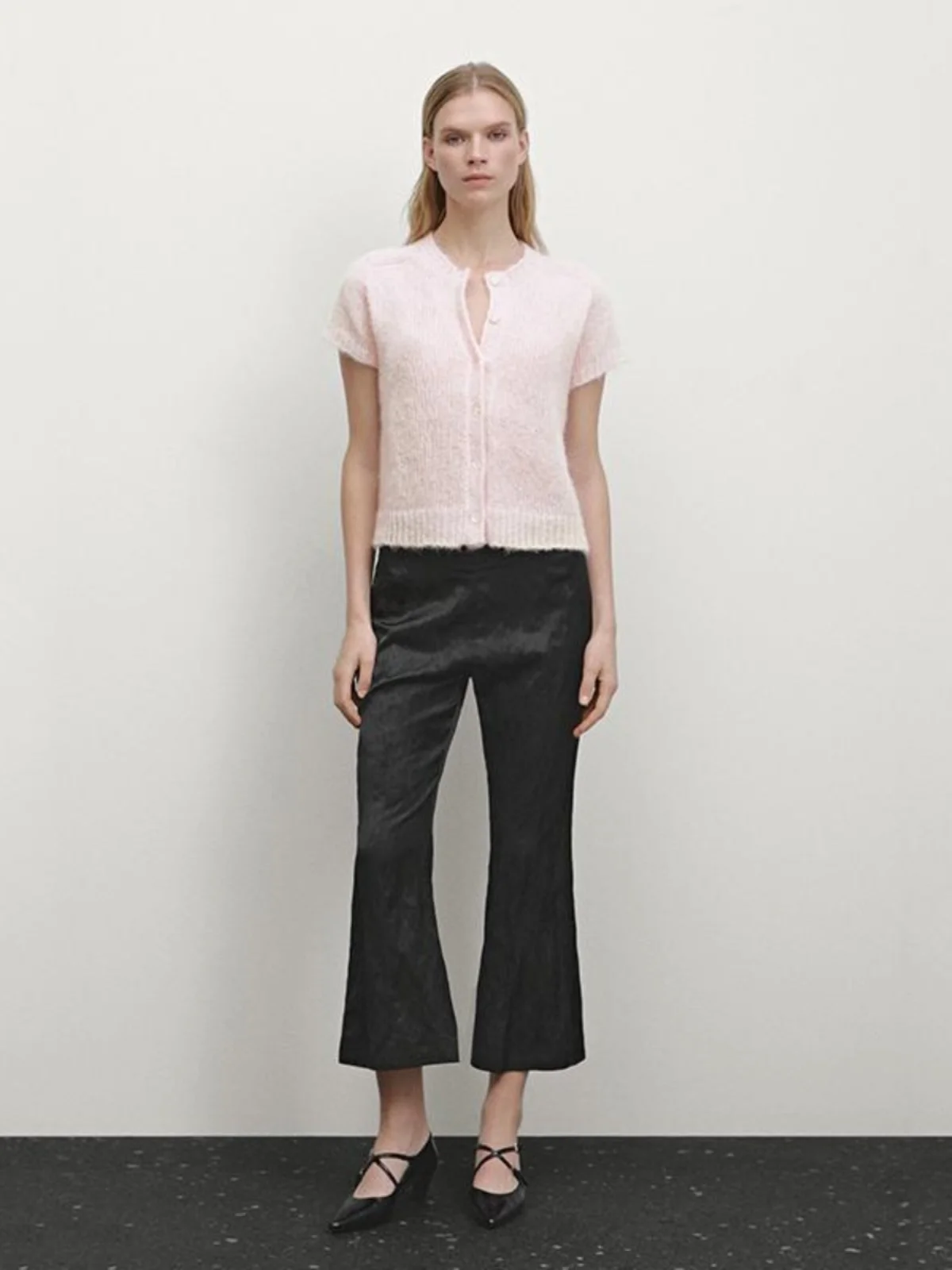 

Spring New Arrival MD Women's Casual round Ne Knitted ort Sve Open Front Commuter Sle Slim Fit Pure Color Faion