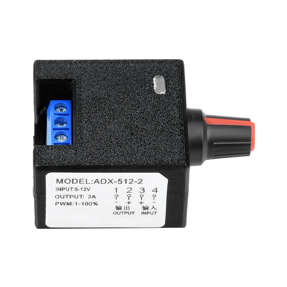 DC 5-12V 2A PWM-Motorgeschwindigkeitsregler 5V 6V 12V Computer Hochleistungs-Lüftermotor Modifikation DIY Wasserkühlung Kühler – Detail 16
