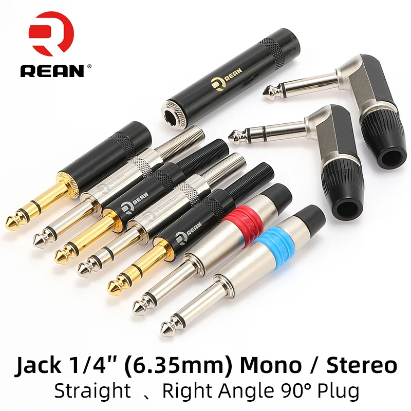 Neutrik's REAN Jack 6.35mm TRS Stereo 3 pole 1/4