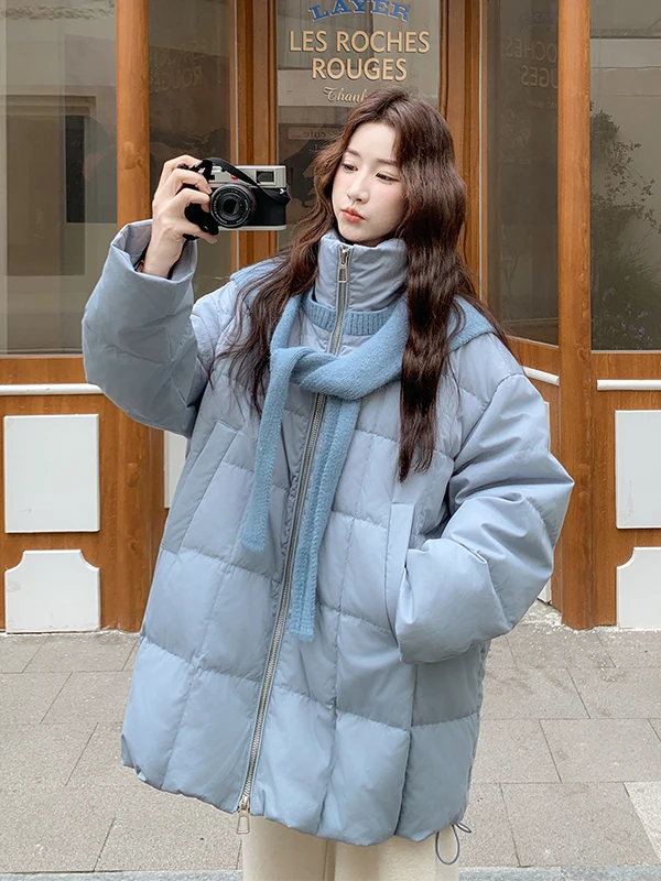 Blue Knitted Awl Wo…