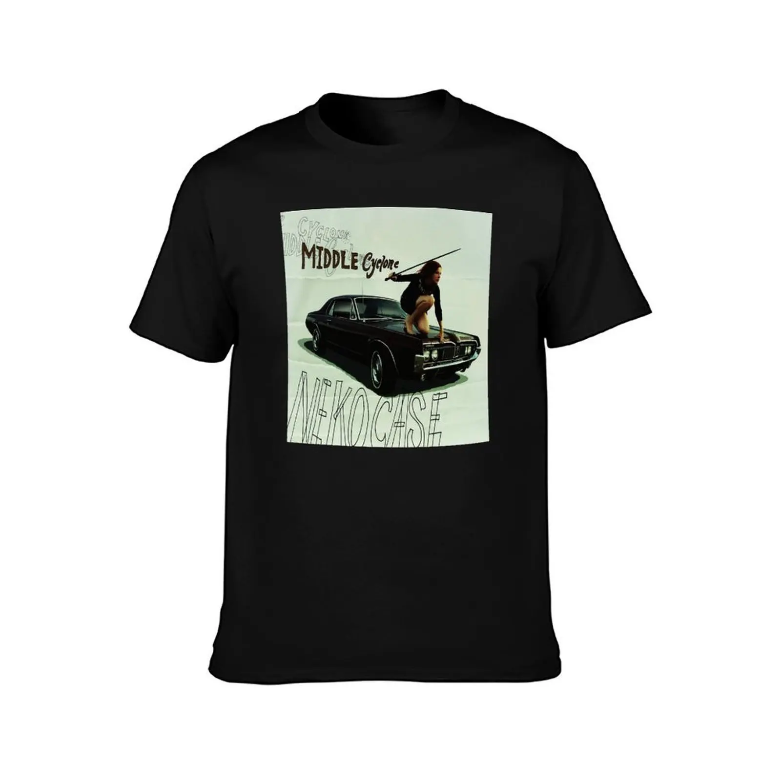 Middle Cyclone Neko Case T-Shirt Summer Casual Cotton Tee Oversized Streetwear Tops Vintage Graphic Print Unisex Men Women