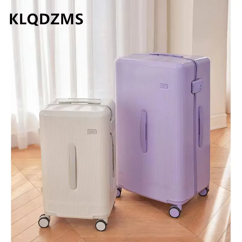 KLQDZMS Luggage Travel Bag Large Capacity Trolley Case PC Boarding Box Password Box 20“22”24“26”28\