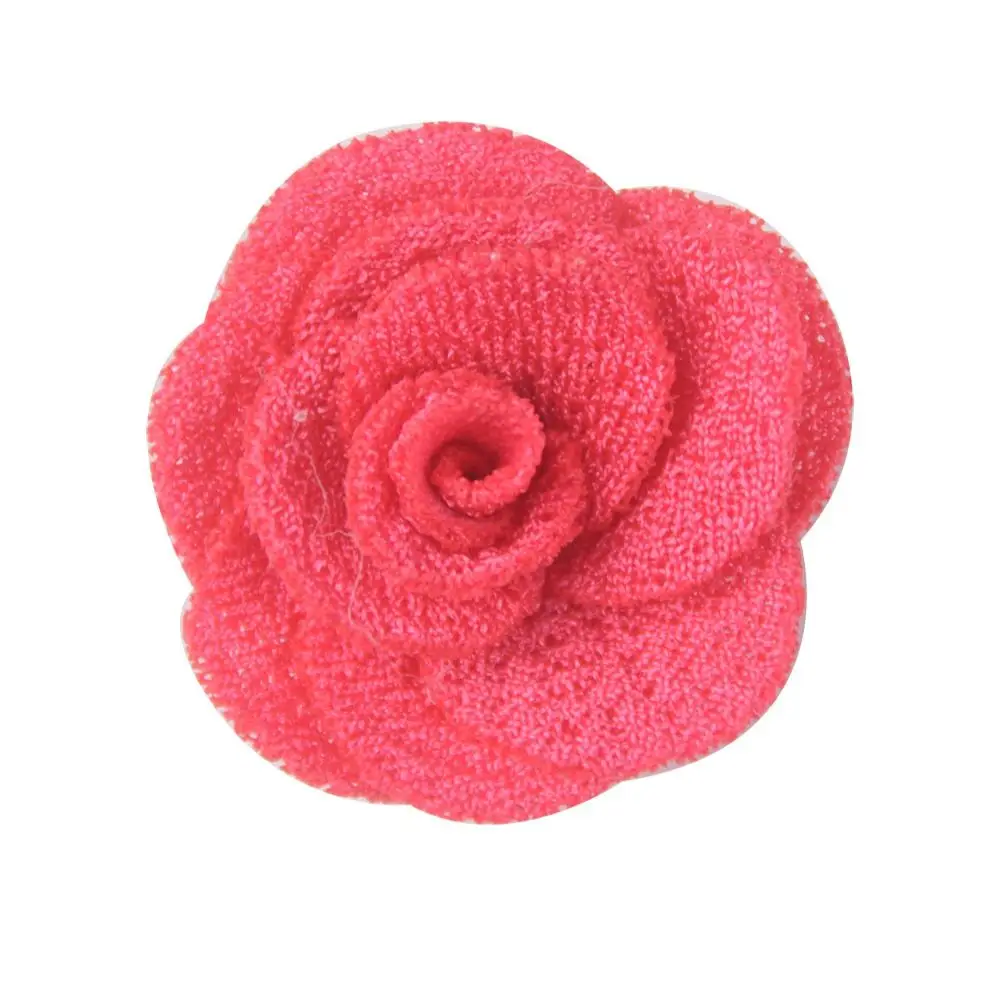 

20PCS Charming Mesh Mesh Rose Flower 30mm 9 Colors Applique for DIY Soft Hair Clips Clothes Hair Hat Shoes