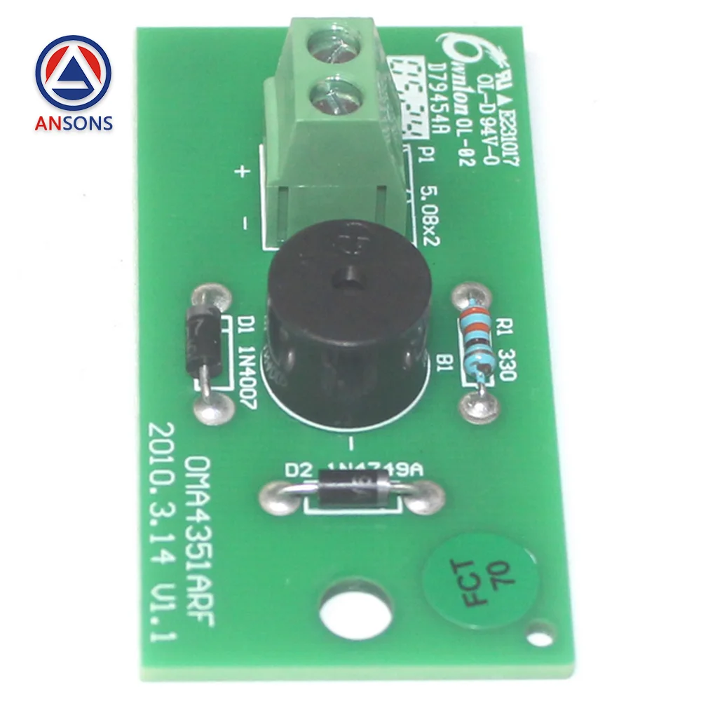 

OMA4351ARF BUZZER.PCB OTIS Elevator Control Box LWB PCB Board Car Overload Buzzer Ansons Elevator Spare Parts