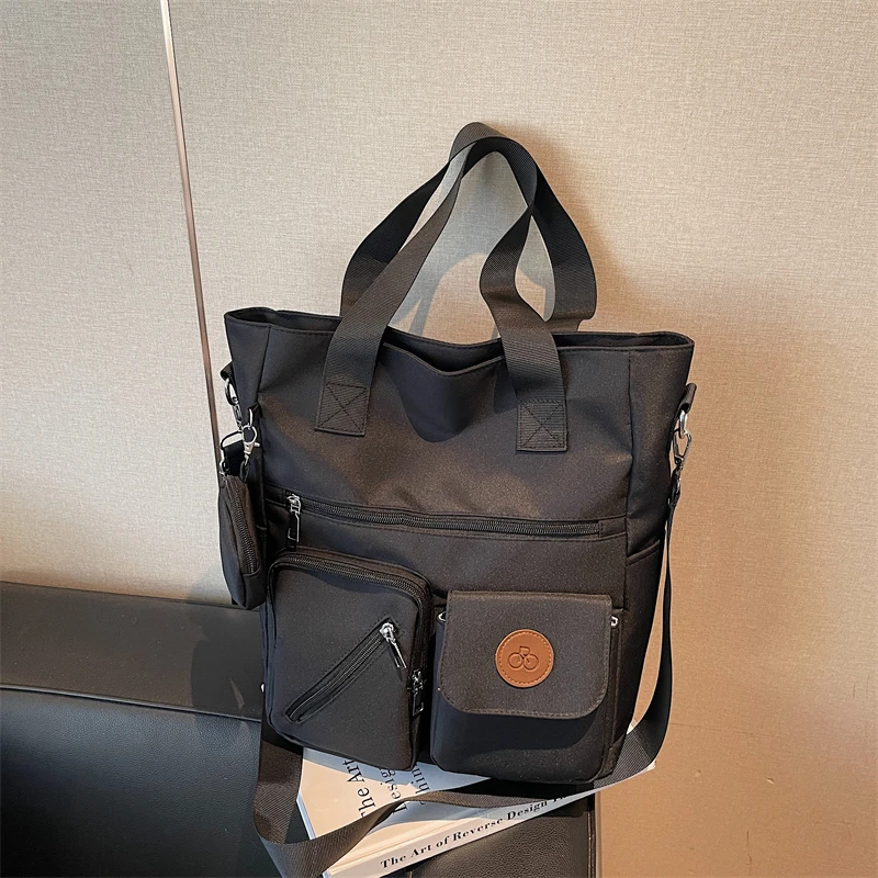 

2026 Hot Sale Nylon Solid Fashion Crossbody Bags Concise Versatile Sweet Women's Handbags Casual Large Capacity Commuting Bags