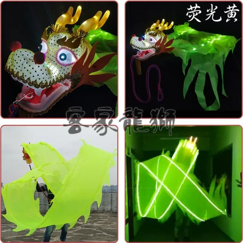 

Handmade Luminous Light Band Fitness Ribbon Square Dance Swing Lantern Performance Props