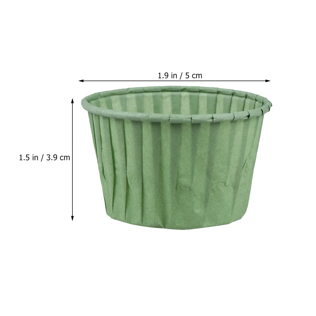 

50Pcs Baking Supplies Muffin Paper Cupcake Wrappers Khaki for Home Dessert Shop Elegant Touch Wedding Birthday Party Favors