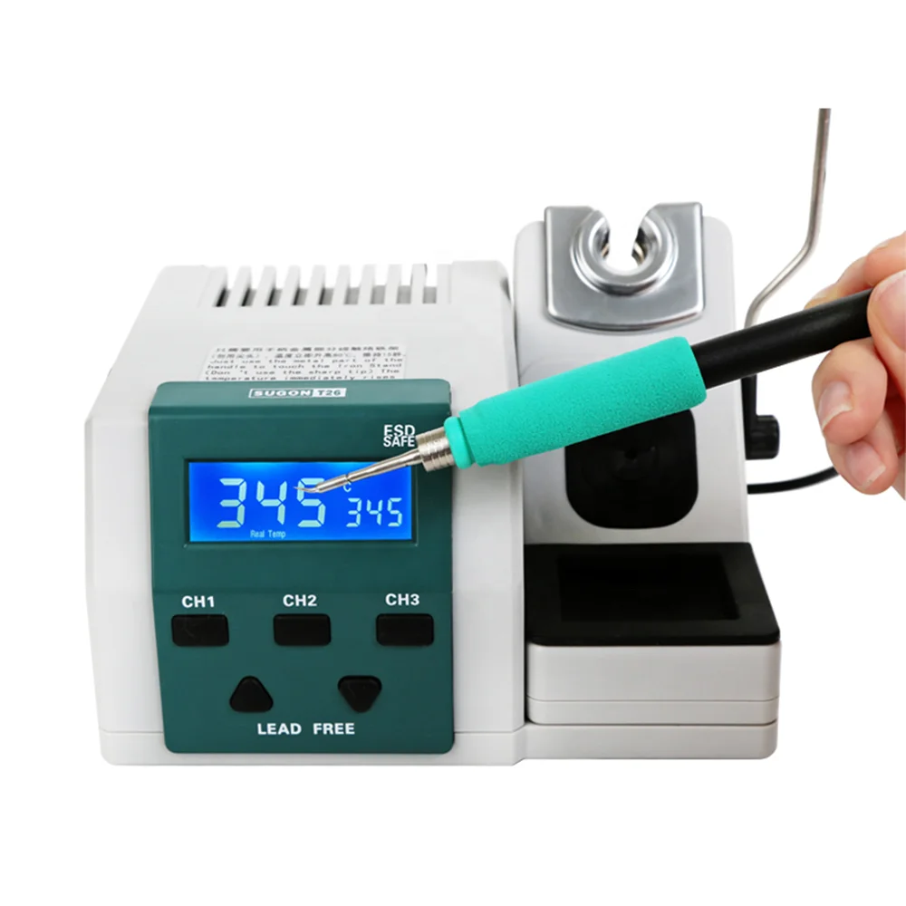 forSugon T26  Soldering Iron Use Soldering Iron 210 Tip Electronics Soldering Iron Tool KitStation