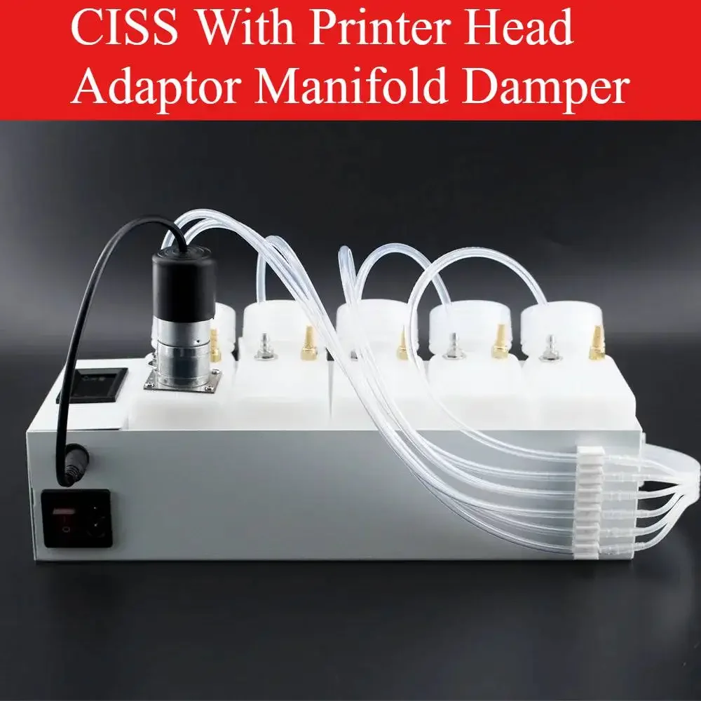 

8550 DTF Convert Kit ET8550 CISS with Printhead Adaptor Manifold Damper Internal Timer for Epson L8050 L8180 L18100 XP600